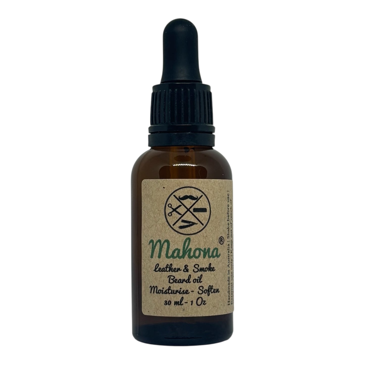 Mahona Leather & Smoke Beard Oil 30ml