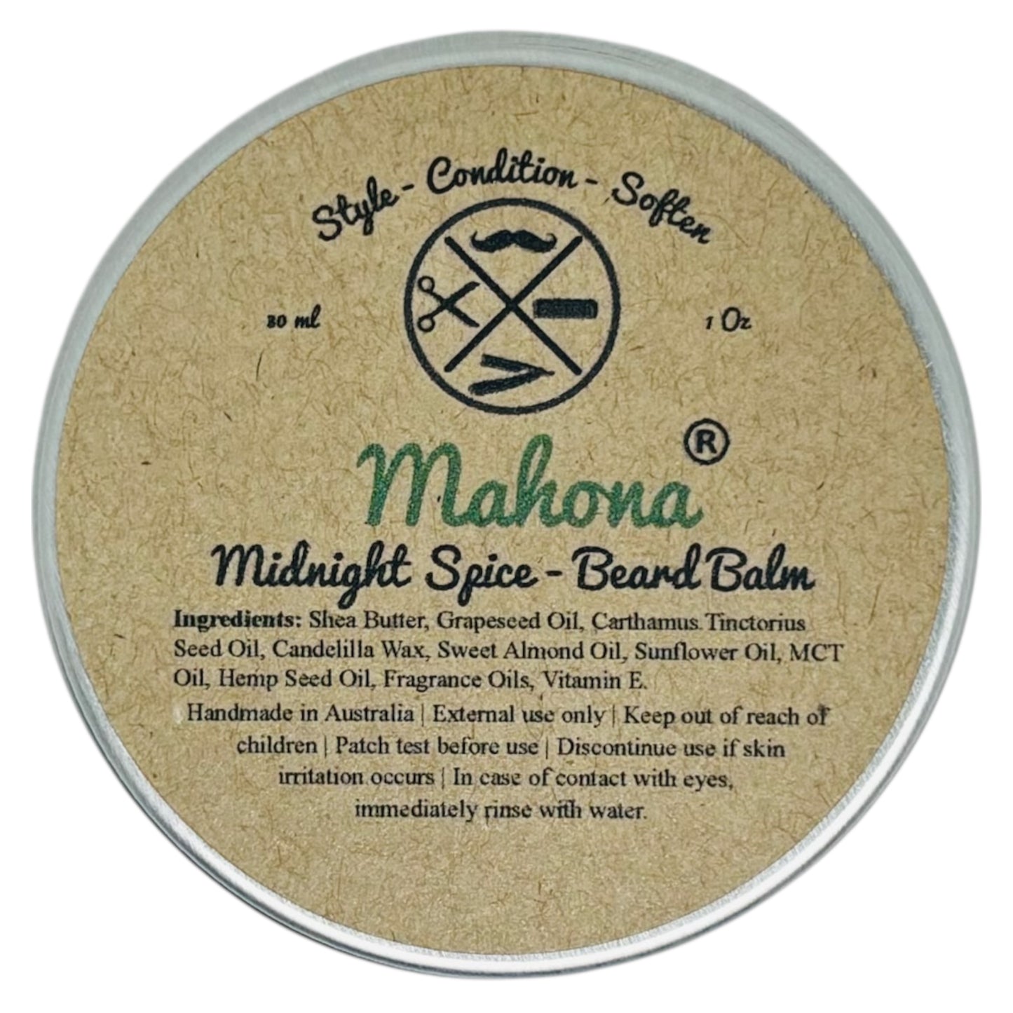 Mahona Midnight Spice Beard Balm 30ml