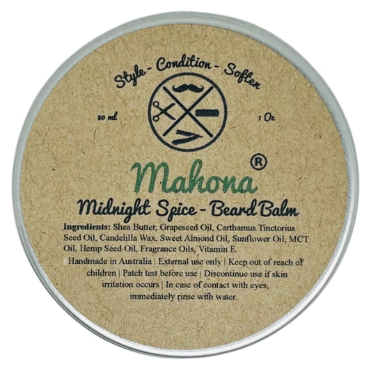 Mahona Midnight Spice Beard Balm 30ml