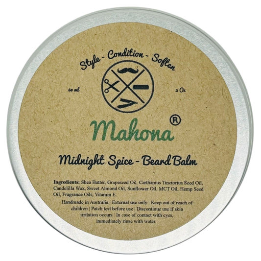 Mahona Midnight Spice Beard Balm 60ml